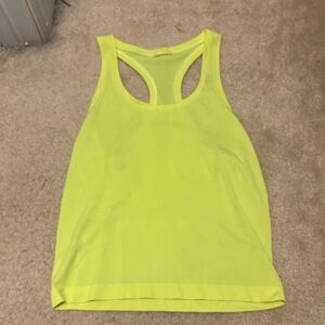 Lululemon Neon Yellow Swiftly Tank Top